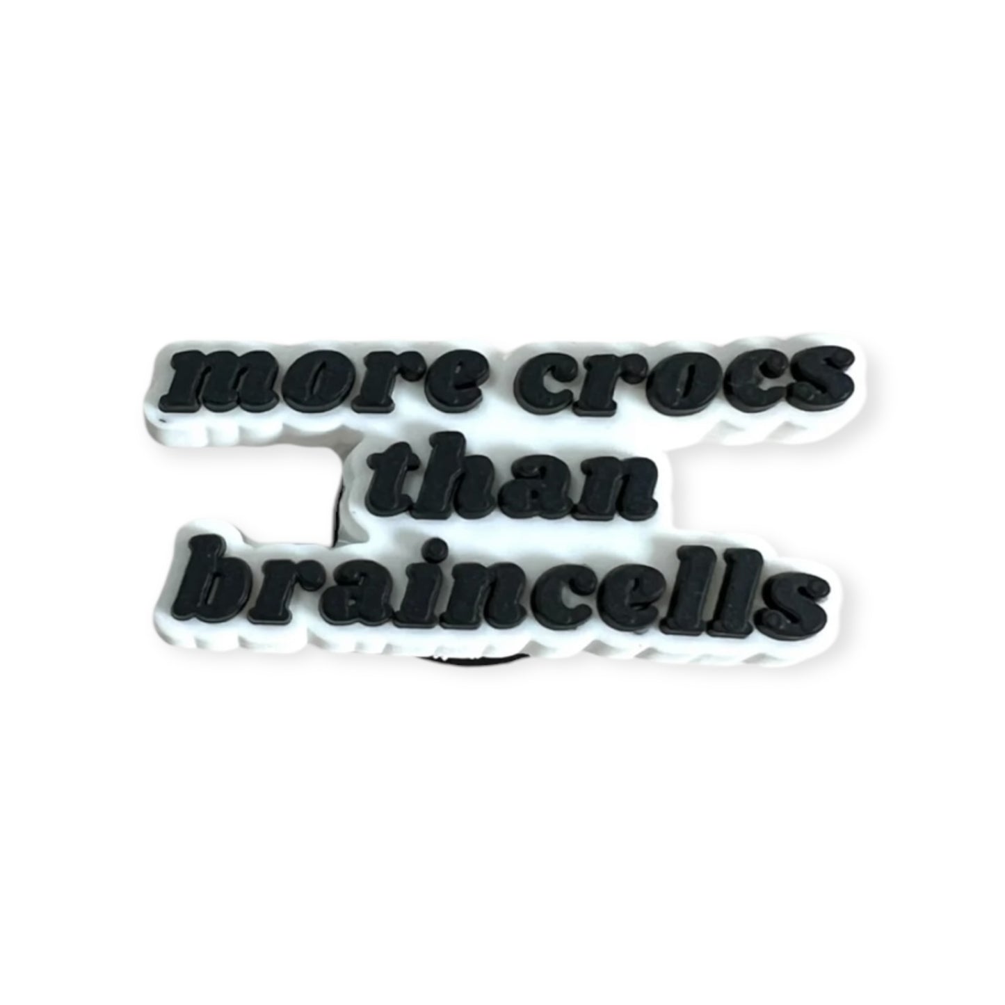 More Crocs than brain cells - black | Slogans