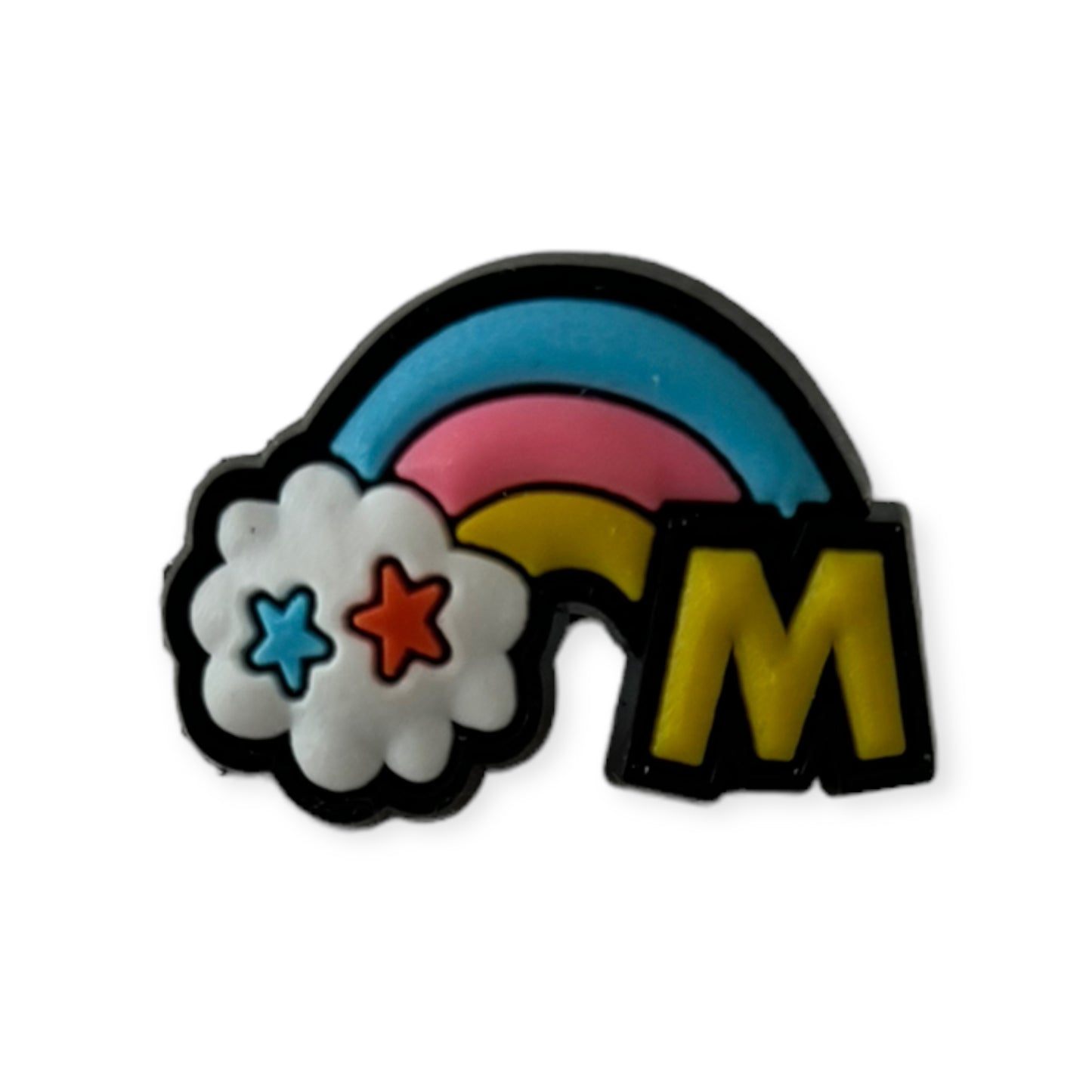 Rainbow with M initial | Hearts & Rainbows