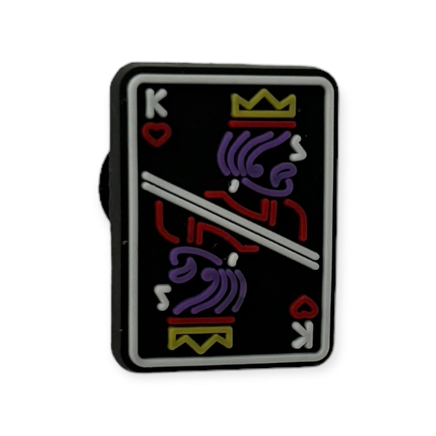 Neon Style King Card | Neon