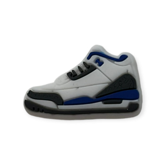 White & Blue Sneaker | Shoes