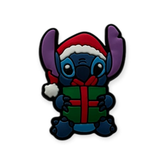 Stitch with Christmas present