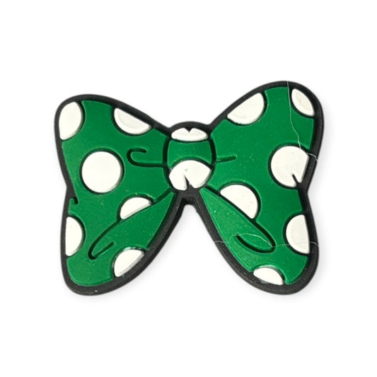 Green & White Polka Dot Bow | 6