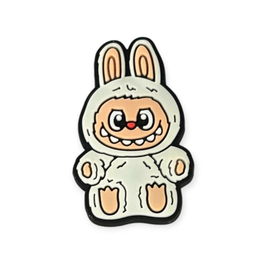 White Sitting Labubu | 128