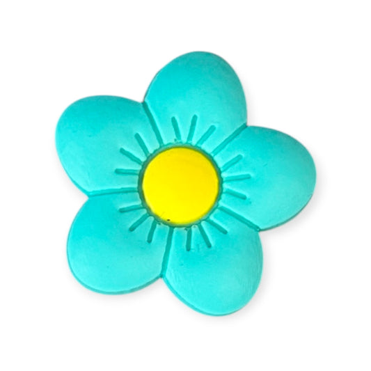 Aqua & Yellow Flower | 57